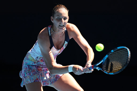 Karolina Pliskova got the better of Naomi Osaka on Wednesday.