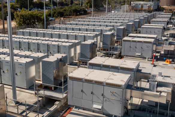 The first stage of Kwinana Big battery is planned to start delivering energy to the grid in April.