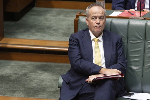 Bill Shorten during question time.