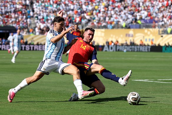 Spain and Argentina at this year’s World Cup final at New York New Jersey Stadium in July. 