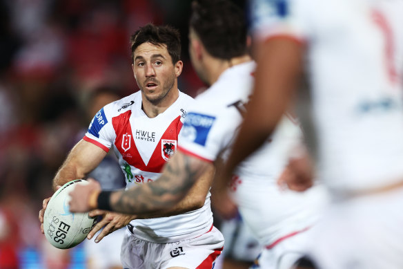 Ben Hunt was top of the Dally M leaderboard when voting went behind closed doors after round 12.