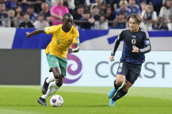 Jason Geria in action against Japan.