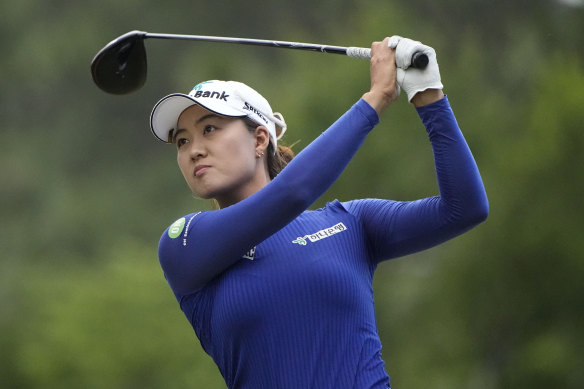 Australia’s Minjee Lee shares the lead halfway through the US Women’s Open.