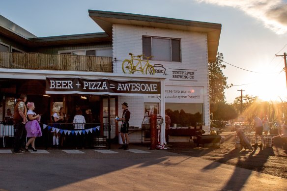 The Tumut River Brewing Company, which lost trade during 18 months of roadworks.