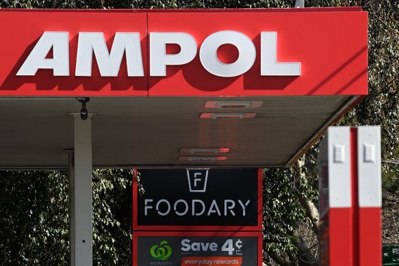 Ampol’s earnings from its fuel making business almost halved in the six months to June.