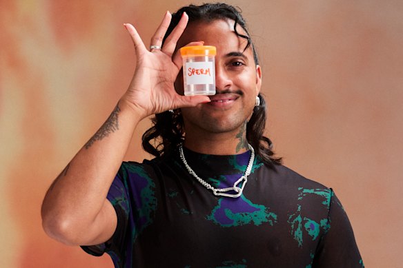 Writer and performer Krishna Istha.