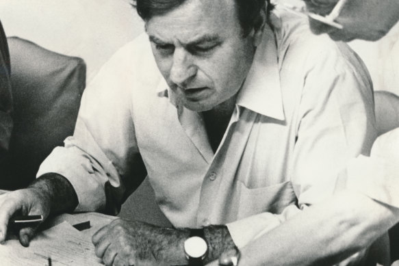 John Lawrence at work in China in 1981.