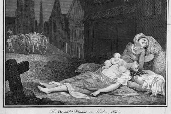 In 1665 London was in the grip of the plague. Eyam was infected thanks to a bundle of cloth ordered from the big city.