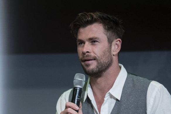 Actor Chris Hemsworth praised the "terrific environment we have at our fingertips" in Australia. 