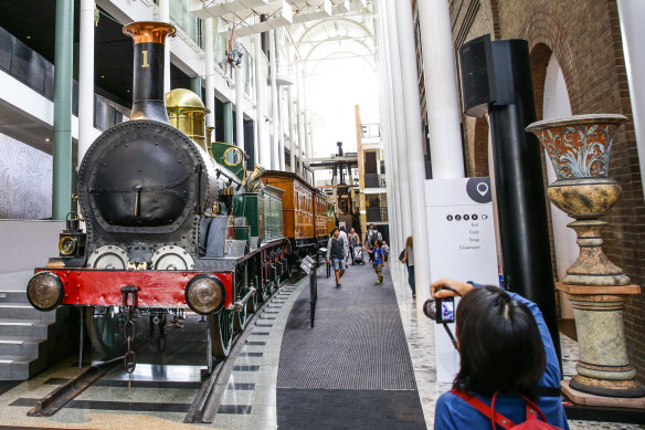 Locomotive No.1 will be rolled out on temporary tracks and then craned onto a truck for the journey to Castle Hill.