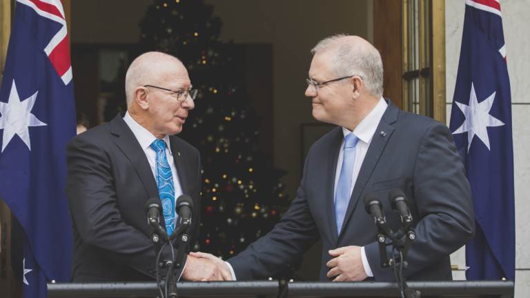 Scott Morrison said David Hurley was his "first and only choice" for the position.