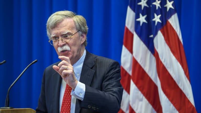US national security adviser John Bolton has long opposed the ICC, seeing it as an attack on national sovereignty.