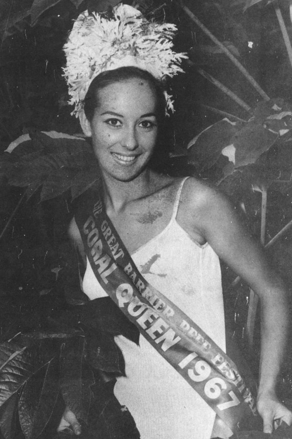 The Coral Queen: winning a 1967 swimsuit contest gave Glen-Marie Frost an introduction to the world of public relations. 