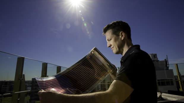 University of Newcastle, Brambles trial printable solar panels