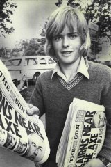 After selling newspapers for two years 14-year-old Tony Barnett saved up $1,700 to take him to the 1975 International Scout Jamboree in Norway.