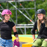 Arisa Trew, 14, and Ruby Trew, 15.