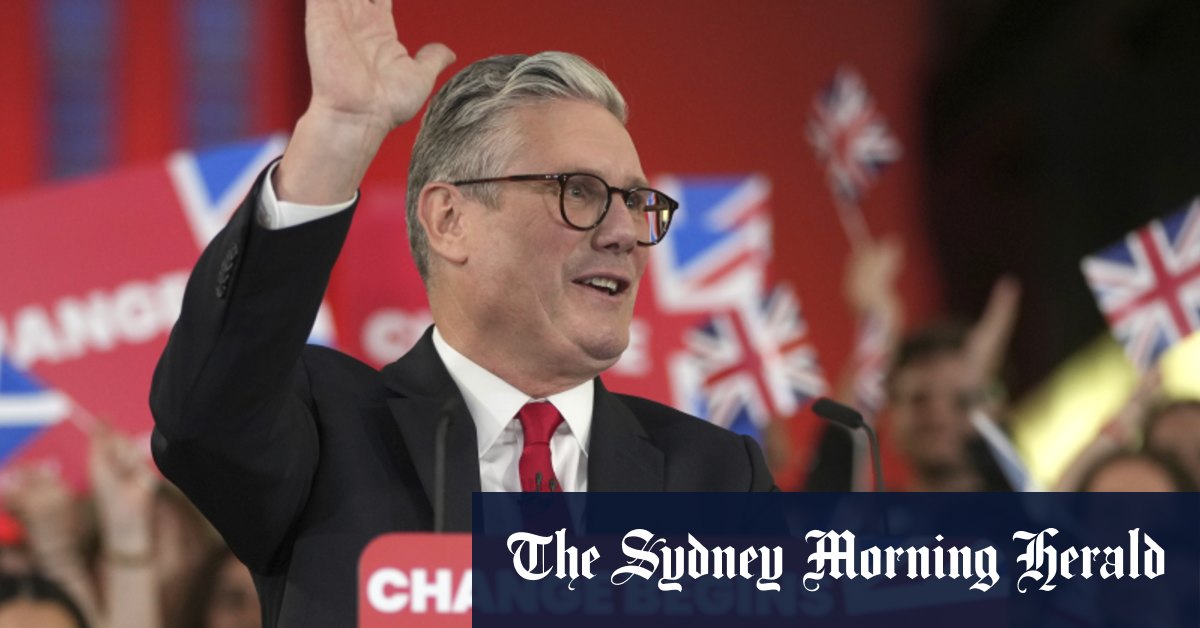 Labour’s Keir Starmer claims victory in UK election