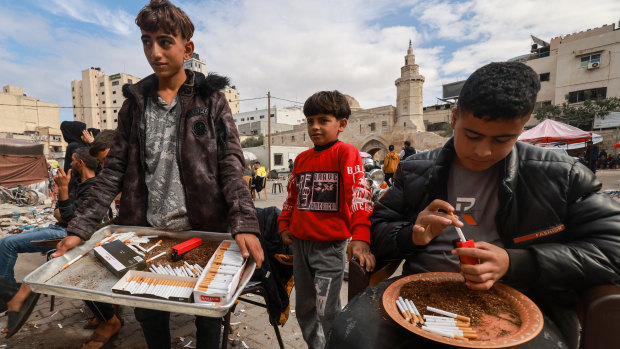 A single cigarette can go for $45 in Gaza, and gangs are seeking to profit