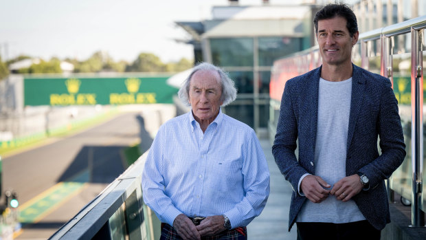 After flipping his car, F1’s Mark Webber called Jackie Stewart