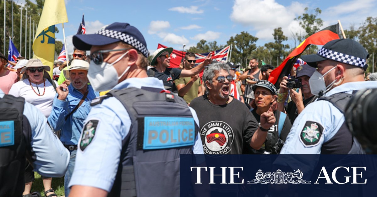 Convoy to Canberra protesters gather outside Parliament House - Vimarsana News
