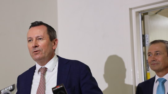 WA Premier Mark McGowan announced the state’s transition plan on Friday.