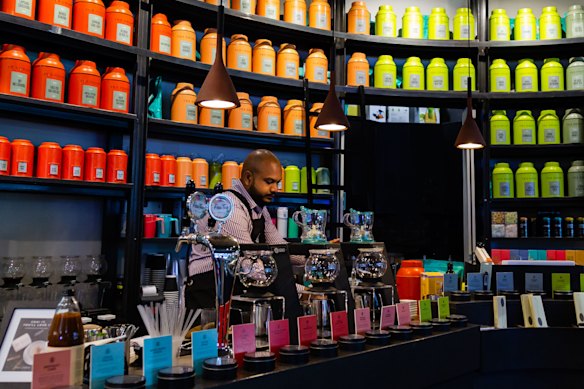 All of the teas at Tea Drop are available to purchase for home, and are brewed before your eyes at South Melbourne Market.