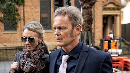 Craig McLachlan arrives at court this week.