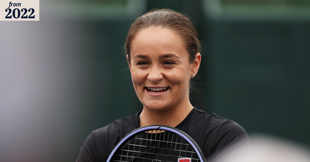 Barty’s exit, like her game, full of humility and grace