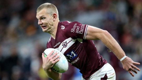 Tom Trbojevic has suffered swelling and bruising after a hit to his cheekbone.