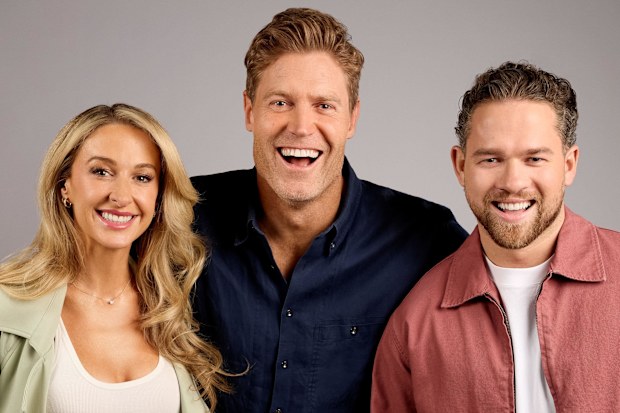 Dr Chris Brown, Amy Gerard and Jack Charles, new KIIS Breakfast Sydney hosts