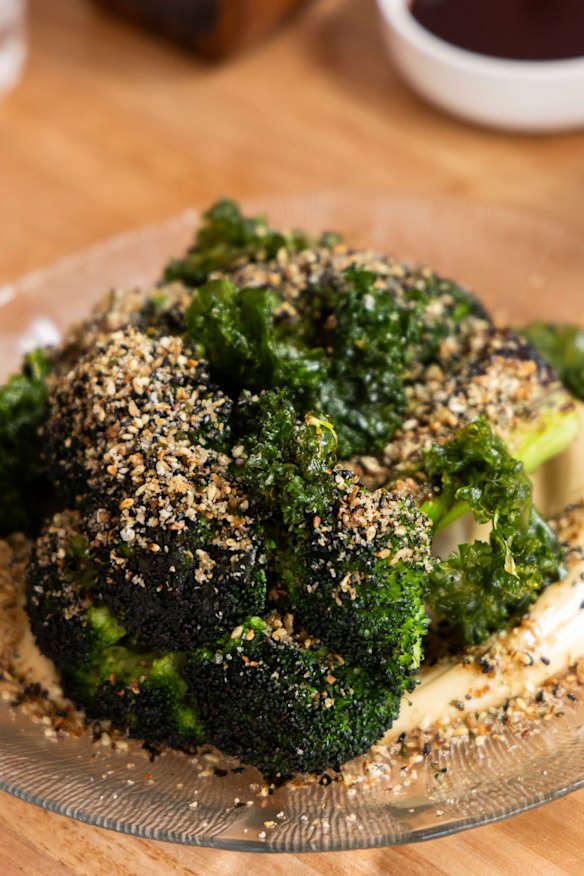 Chargrilled broccoli.