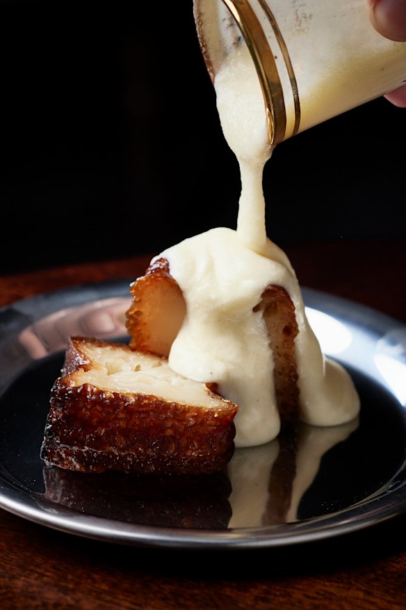 Vanilla and rum canele. 
