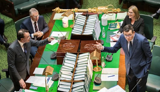 Barney of Beijing: things get heated in State Parliament on Tuesday as the parties debate Victoria's controversial Belt and Road agreement with China.