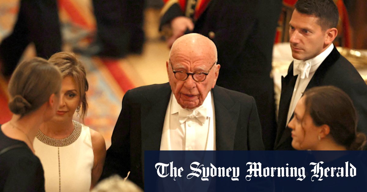 Rupert Murdoch a surprise guest at UK state banquet for Trump