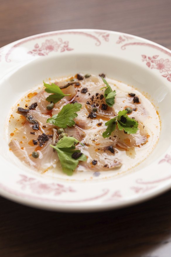 Cured kingfish.
