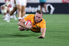 Harry Potter scores for the Wallabies.