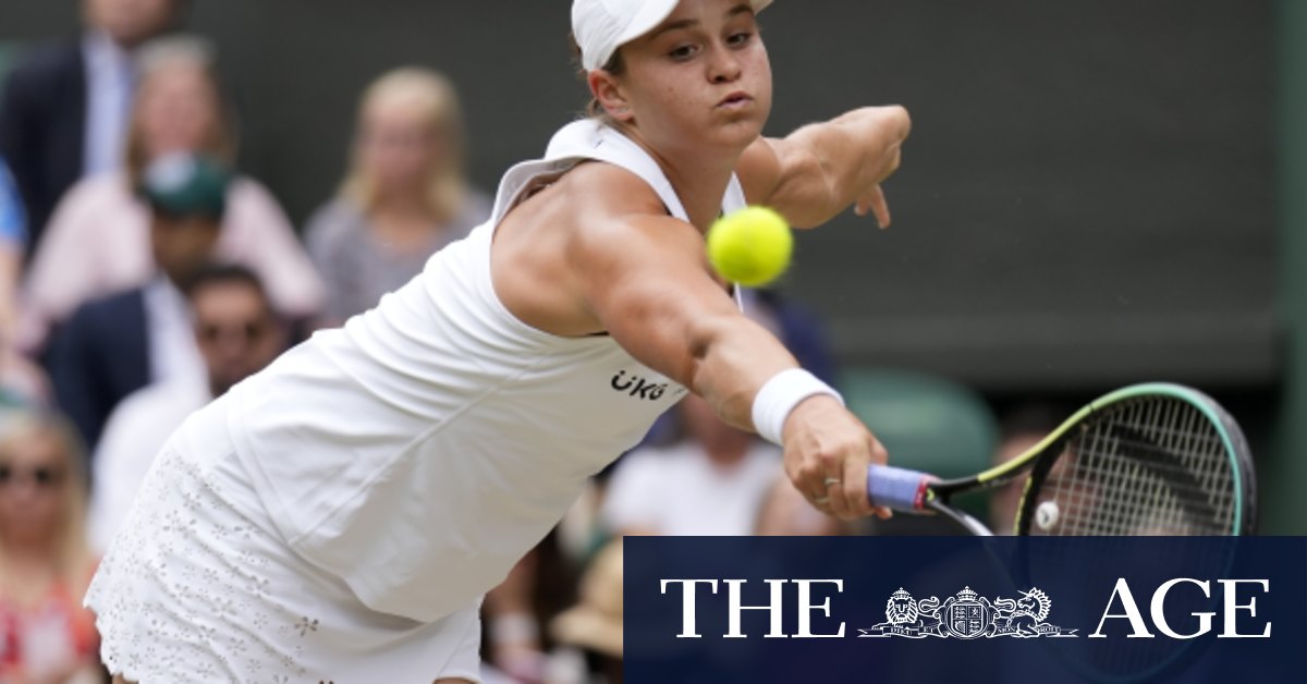 Ash Barty, you're so fine, you blow our minds. Truly you do