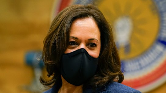 Democratic vice-presidential candidate Senator Kamala Harris.