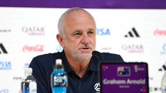 Graham Arnold says he has “massive concerns” for the future of the Socceroos.