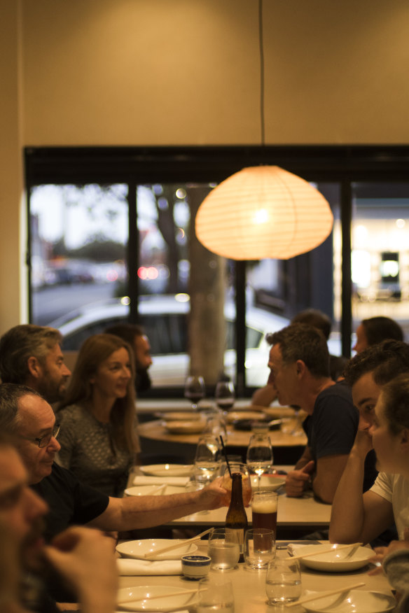 Inside Anchovy in Richmond.