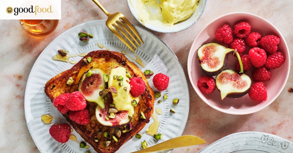 Julia Busuttil Nishimura’s French toast with whipped honey butter