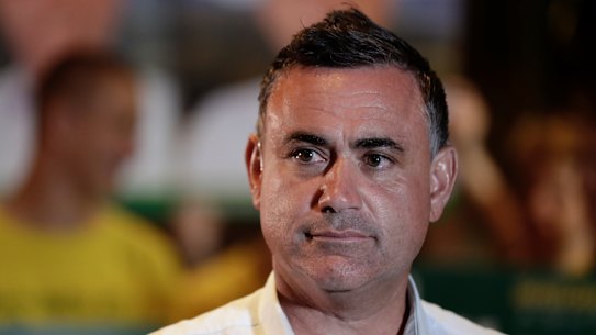 In his strongest comments yet, Mr Barilaro said the state should be "pausing all water sharing plans" while the drought continued, saying "we need to put people before the environment".