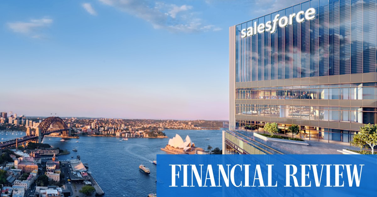 afr.com - Nick Lenaghan - Singaporeans' $864m Salesforce Tower deal a boost for Sydney market