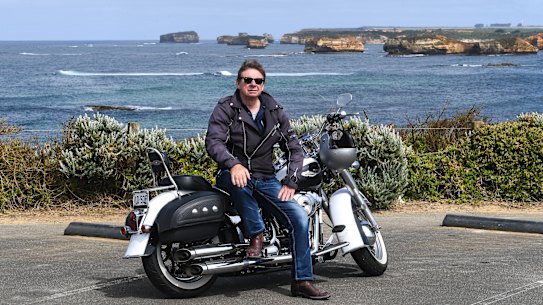 Age reporter Tony Wright at the Bay of Martyrs.