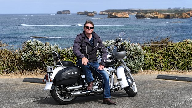 Age reporter Tony Wright at the Bay of Martyrs.