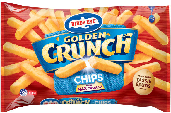 The Golden Crunch chips from Bird’s Eye.
