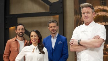 masterchef judges jock reset undergoes plate step three leong melissa andy allen zonfrillo mentor ramsay gordon guest