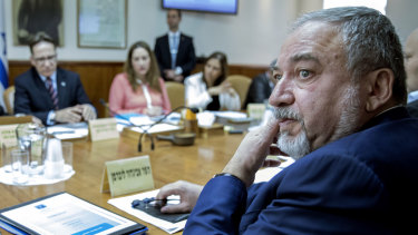 Israeli Minister of Defence Avigdor Lieberman