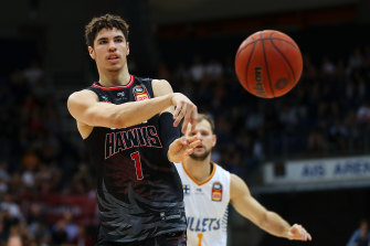 Import and NBA hopeful LaMelo Ball made a splash in the NBL with Illawarra.