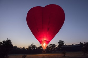 It lifts the heart: a Lovedale, Hunter Valley passenger balloon operator prepares for return to normal after lockdown.